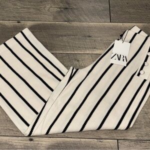 New Zara Striped Pants Size 13-14 Kid/Teen